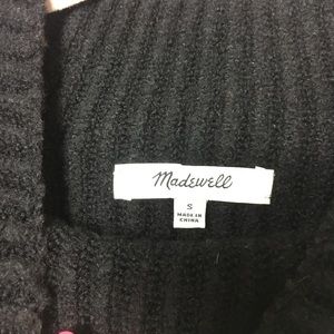 Madewell Sweaters - Madewell Black Ribbed Mock Neck Sweater Madewell Sweaters - Madewell Black Ribbed Mock Neck Sweater